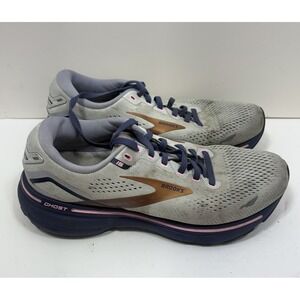 Brooks Ghost 15 Spa Blue Copper Athletic Running Shoes Sneakers Women's 9 B